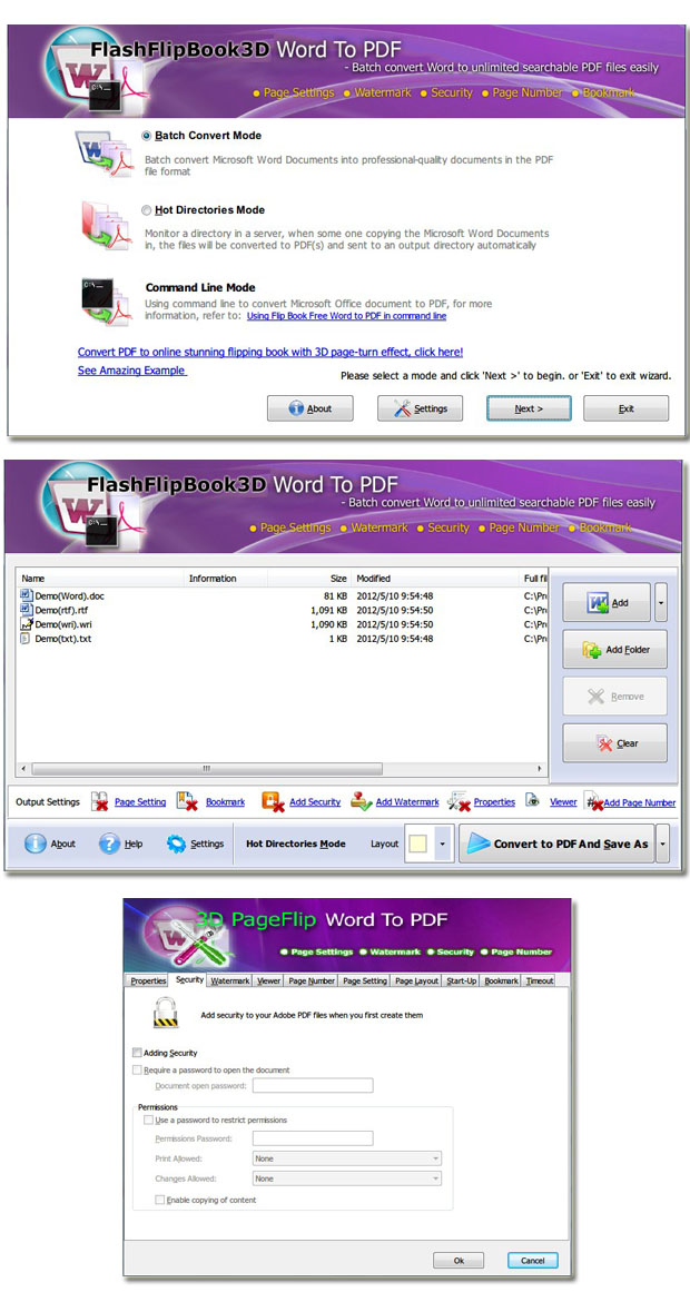 Windows 7 Flash Converter Free Word to PDF 2.7 full