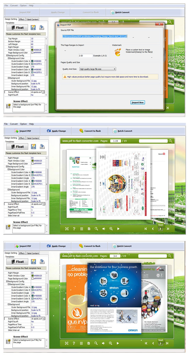 FlashConverter PDF to FlashBook (Freeware) screenshot