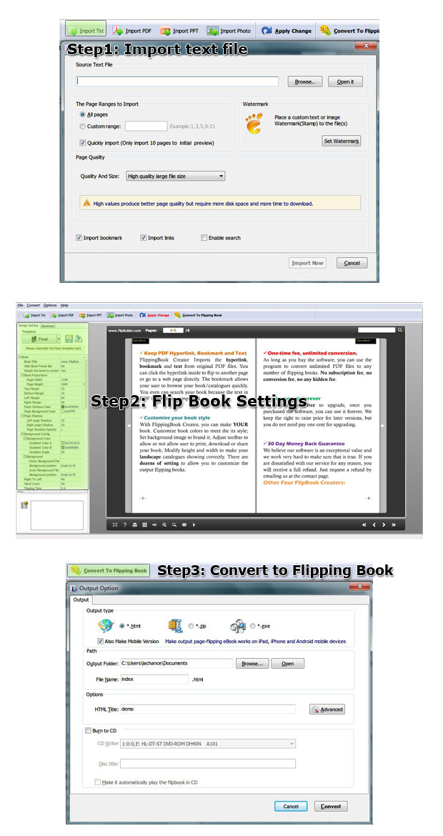 free-flash-converter-maker steps