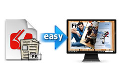Easy and quickly convert Postscript to flash flip book	