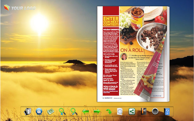 PDF to Flash Converter Themes For Sea of Clouds screenshot PDF to Flash Converter Themes For Sea of Clouds screenshot