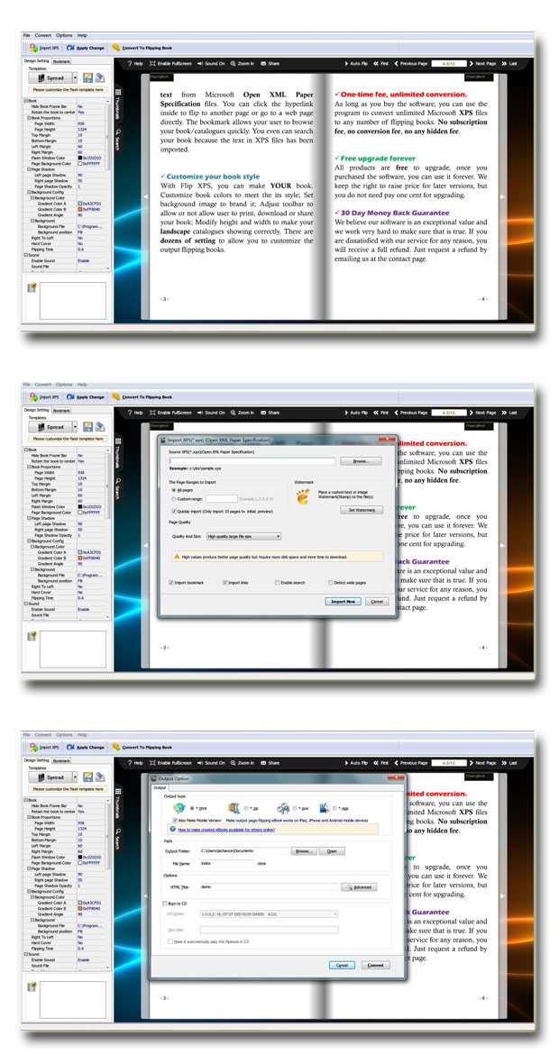 Windows 8 XPS to Flash Converter full